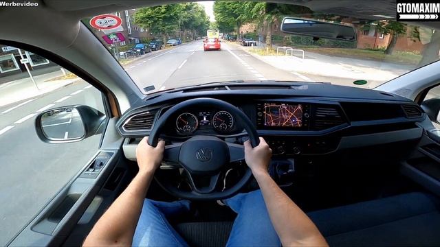 2022 VW T6.1 Transporter - pov test drive смотреть онлайн