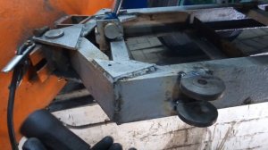 Ремонт переднего  отвала на Т 40