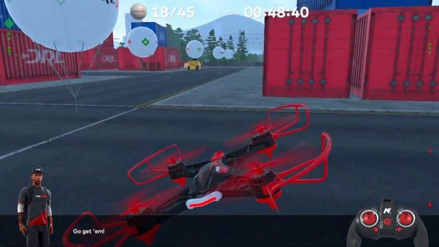 Spending 30 minutes on the tutorial of the Drone Racing League Simulator смотреть онлайн