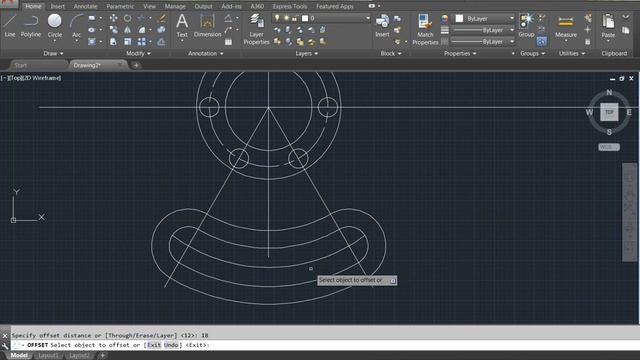 autocad 2d practice drawing смотреть онлайн