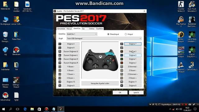 PES 2017 GAMEPAD SETTİNGS смотреть онлайн