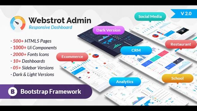 Webstrot Admin Panel Responsive Bootstrap Dashboard Template | Themeforest Website Templates and смотреть онлайн
