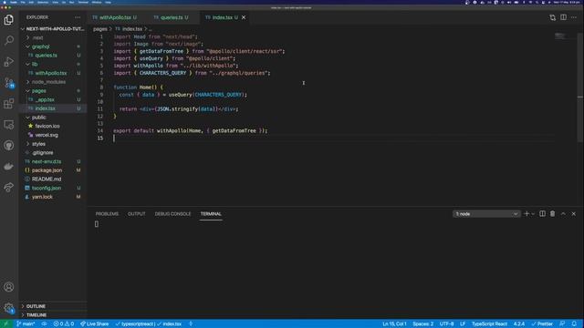 Apollo Client (3) in Next.js (10) with TypeScript & GraphQL Code Generator смотреть онлайн