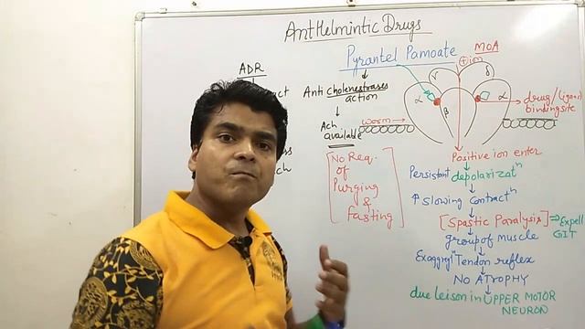 Anthelmintic Drug Pyrantel Pamoate & Piperazine Pharmacology,Side Effect Mnemonics, Mechanism-Part- смотреть онлайн