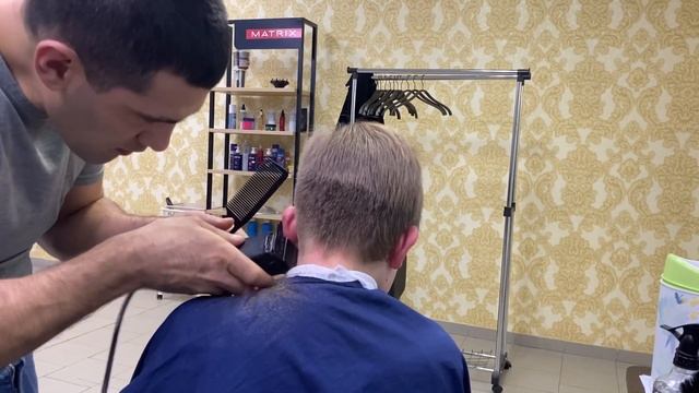 Мужская стрижка 411#детская#стрижка✂️ножницами#haircut#hair