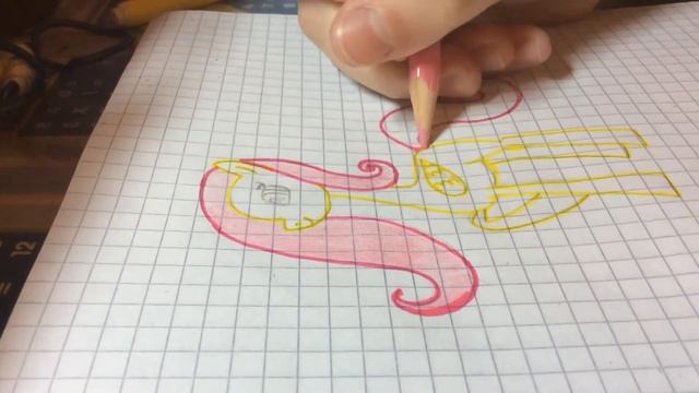 Как нарисовать пони Флаттершай смотреть онлайн