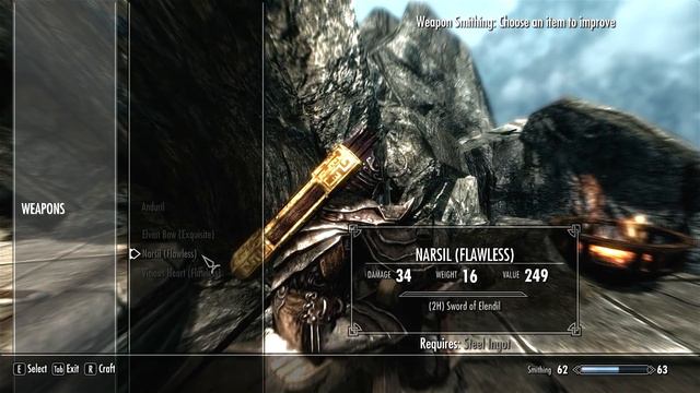 Skyrim Lord of the Rings Weapons смотреть онлайн