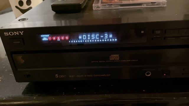 Working Sony CDP-C705 Multi CD Player 5 Disc Changer w/ Remote смотреть онлайн