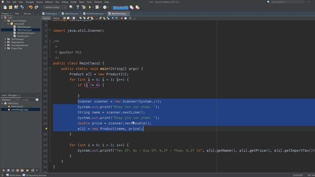 [MOB1023 - Java 2] Lab 1 Bài 3: Xây dựng lớp NoTaxProduct (Source Code Download) ✔ смотреть онлайн