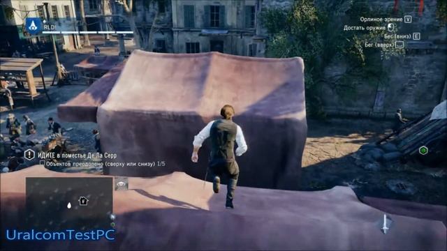 Assassins Creed Unity ультра 1920x1080 FullHD FX 6300, gigabyte hd 7870 2gb 256bit OC, 8gb смотреть онлайн