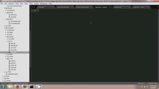 cakephp 3 beginner tutorial #6 (cake Login) смотреть онлайн