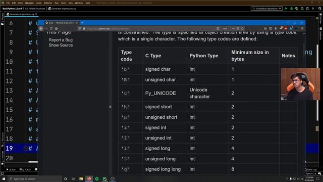 Python3: Generator Expressions смотреть онлайн