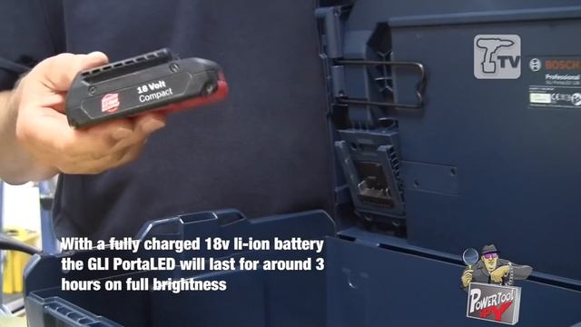 Bosch GLI PortaLED Professional L-Boxx Job Light смотреть онлайн
