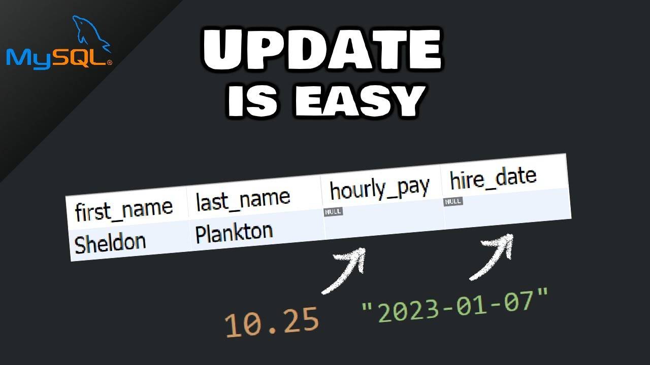 Урок №6: MySQL Как обновить и удалить данные из таблицы смотреть онлайн