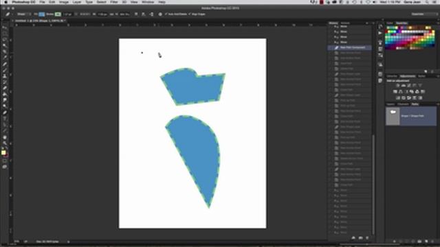 Photoshop Vector Shapes & Paths 13A & 13B смотреть онлайн