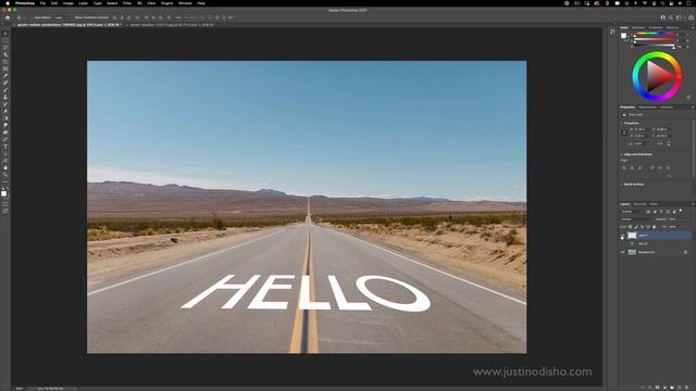 How to place Text & Objects in Perspective with the Vanishing Point Filter in Adobe Photoshop CC смотреть онлайн