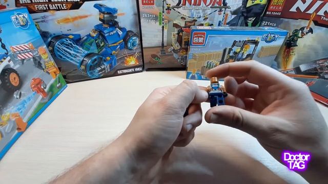 Распаковка и обзор коробки Kyanite Squad 2409 от компании Qman смотреть онлайн