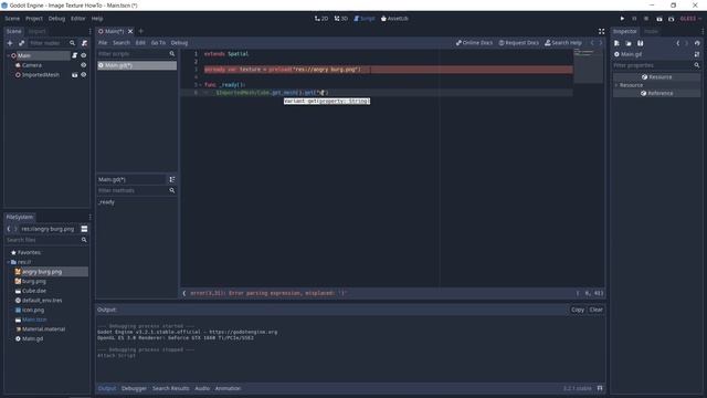 Godot Engine - How to change a 3D mesh texture at runtime смотреть онлайн