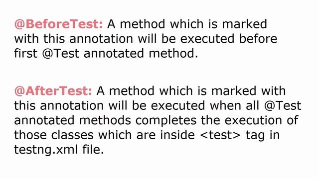 TestNG Annotations - TestNG Tutorial смотреть онлайн