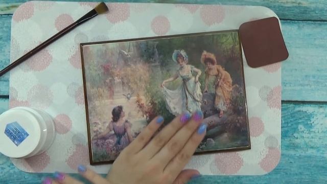 Мастер-класс. Винтажная шкатулка в технике декупаж смотреть онлайн