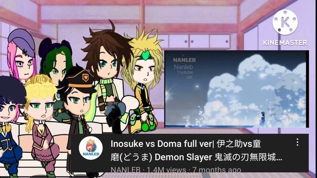 ▪︎JJBA react to Doma vs Kanao▪︎Demon Slayer and JJBA▪︎ смотреть онлайн