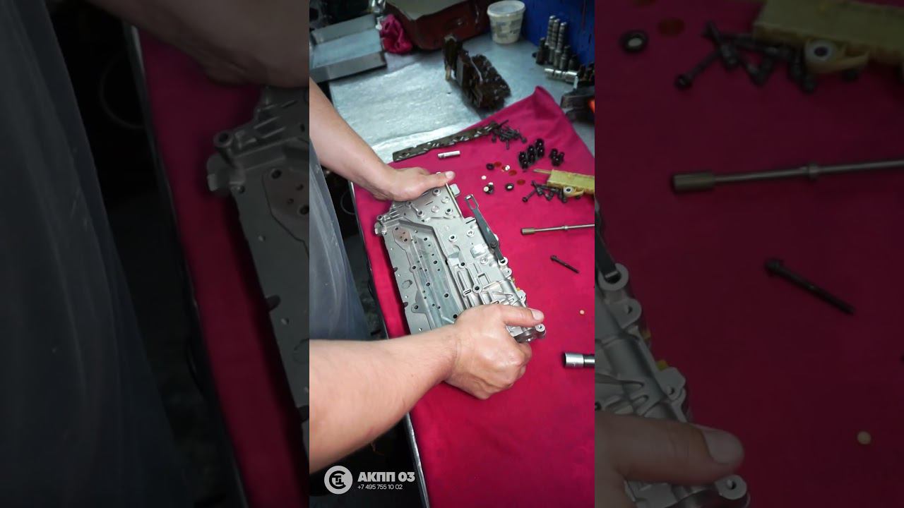 Ремонт гидроблока коробки автомат GM 6L80. Ремонт АКПП сервисного центра ЗаменаАТФ
