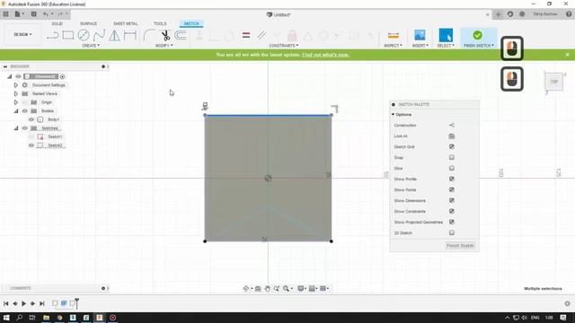 Autodesk Fusion 360: Урок 1. Базовый принцип построения модели смотреть онлайн