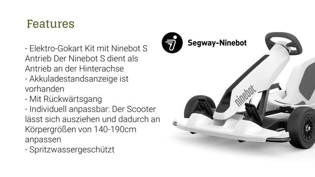 NINEBOT GOKART (features) смотреть онлайн