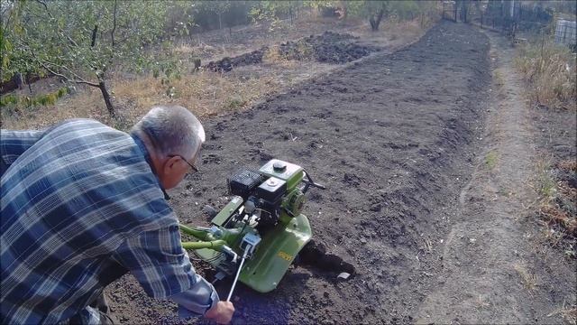 Мотоблок DON 900-3, фрезеруем огород моего товарища. смотреть онлайн