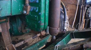 т-40 ам,замена гидроцилиндра подъёма лопаты