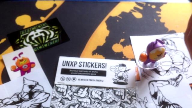 Обзор стикеров UNXP Sticker Pack!  /  Review Amazing Stickers Unexpløred