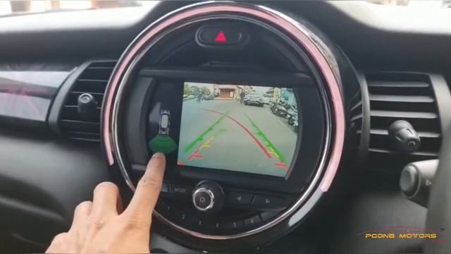 MINI COOPER REVERSE CAMERA INSTALLED ON FACTORY PLAYER || POONA MOTORS PVT LTD смотреть онлайн