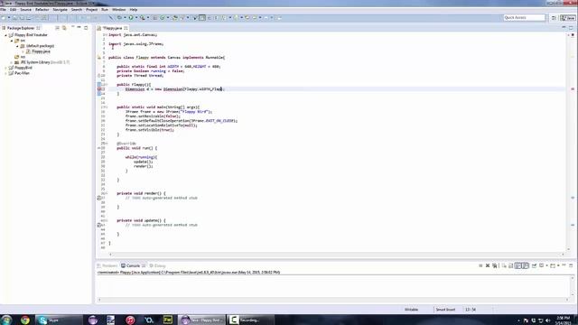 How to create a Flappy Bird Game in Java - Part 1/3 смотреть онлайн