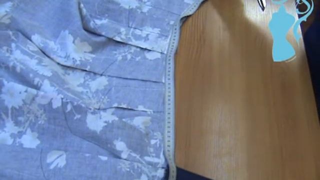Юбка с крупными складками. Совместный пошив. Урок 3 смотреть онлайн