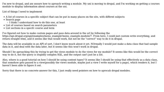 Drupal: Module Structure question from perspective of PHP dev смотреть онлайн