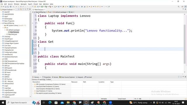 Method returns Interface in Java | Spring | Ameerpet Technologies смотреть онлайн