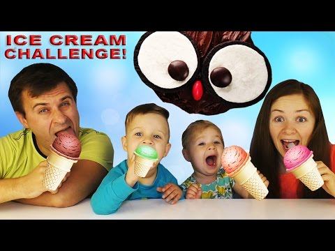 ★ Челлендж МОРОЖЕННОЕ Ice Cream Challenge + КОНКУРС! Вызов Челлендж на Вкусняшки Roma Show смотреть онлайн