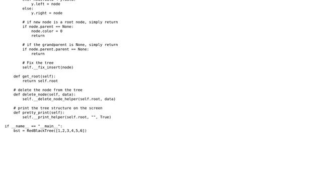 Code Review: Red-Black Tree Implementation in Python смотреть онлайн