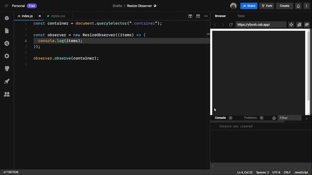 Let's Learn about Resize Observer in JavaScript - JavaScript Tutorials смотреть онлайн