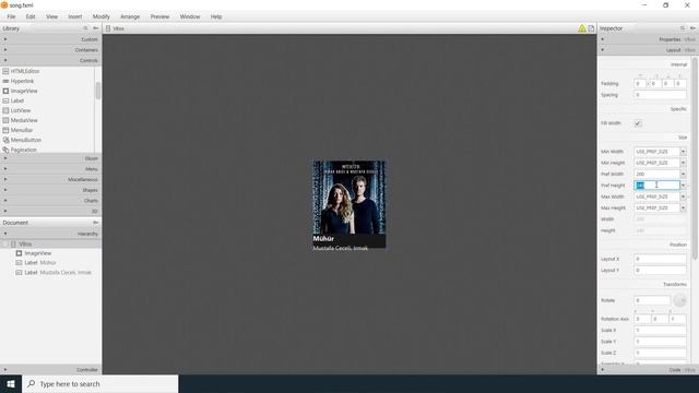 JavaFX UI: Spotify Desing with dynamic HBox items смотреть онлайн