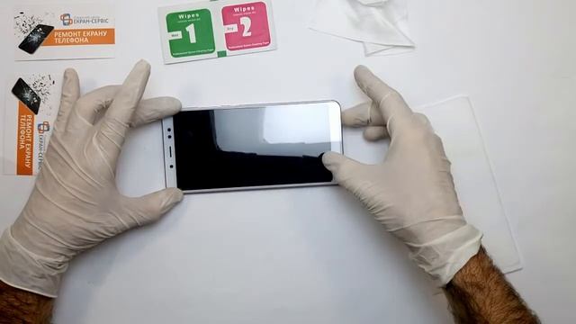 Как наклеить защитное стекло на Xiaomi Redmi Note 5 смотреть онлайн