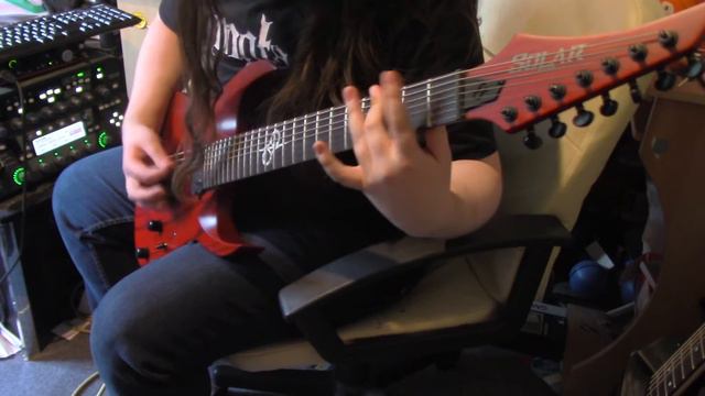 Solar Guitar A 2.7 TBRM riff test смотреть онлайн