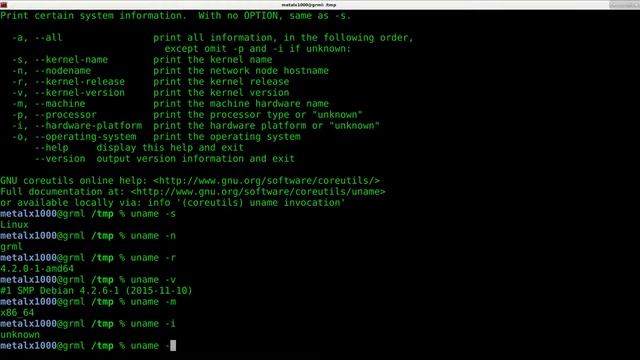 The Uname Command for System Info Linux Shell Script Tutorial смотреть онлайн