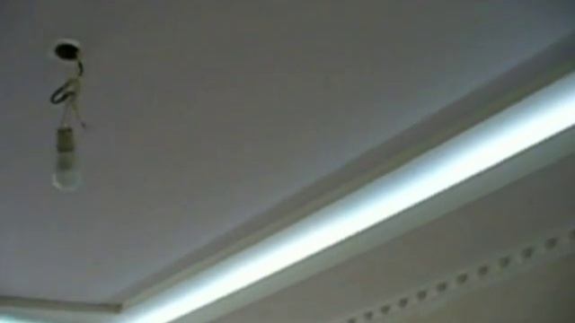 Совмещение натяжного и подвесного потолка с подсветкой. смотреть онлайн