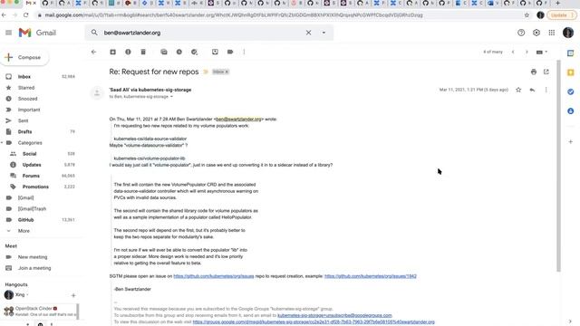 Kubernetes SIG Storage - Volume Populator Design Meeting 20210316 смотреть онлайн