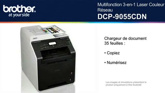 Vidéo produit DCP 9055CDN de Brother смотреть онлайн