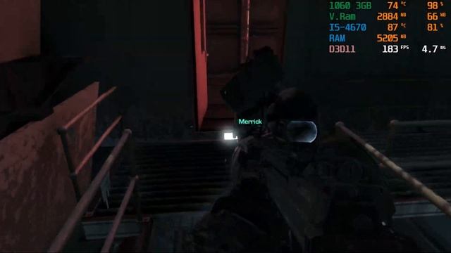 CoD GHOST GTX 1060 3GB i5-4670 1080P Benchmark смотреть онлайн