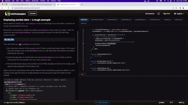 Solidity Tutorial (Lesson 6) - Learn Blockchain & Ethereum Smart contract with CryptoZombies. смотреть онлайн