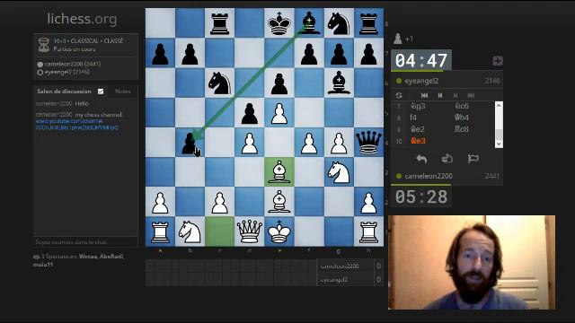 Partie nº94 Blancs: 2.b4!? Gambit de l'aile avec 3.d4!? Nouveauté! смотреть онлайн