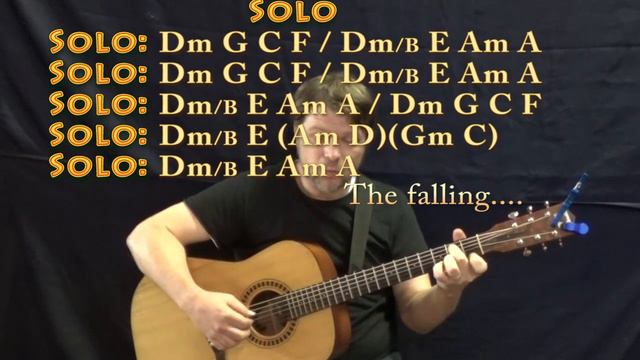 Autumn Leaves (Jazz Standard) Fingerstyle Guitar Cover Lesson in Am with Chords/Lyrics смотреть онлайн